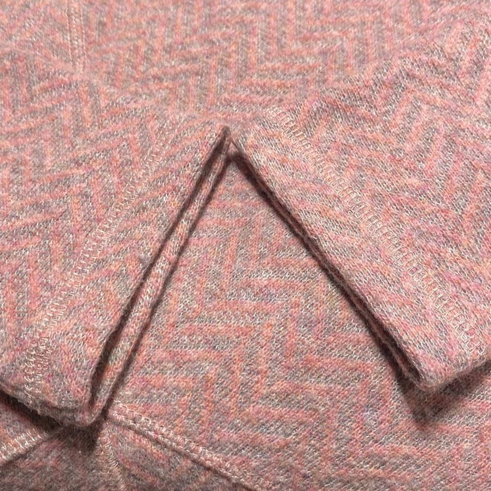 Prana Mattea Sweater Funnel Neck Wool Blend Sweater Pink Cozy Outdoor Hiking XS - Picture 8 of 9